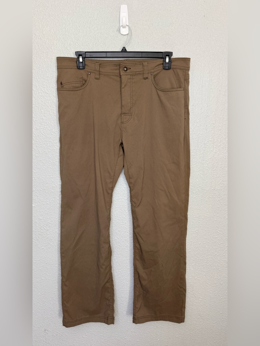PrAna |  Brion Hiking Pant with Zion Stretch | Mud Color | Size 38x32